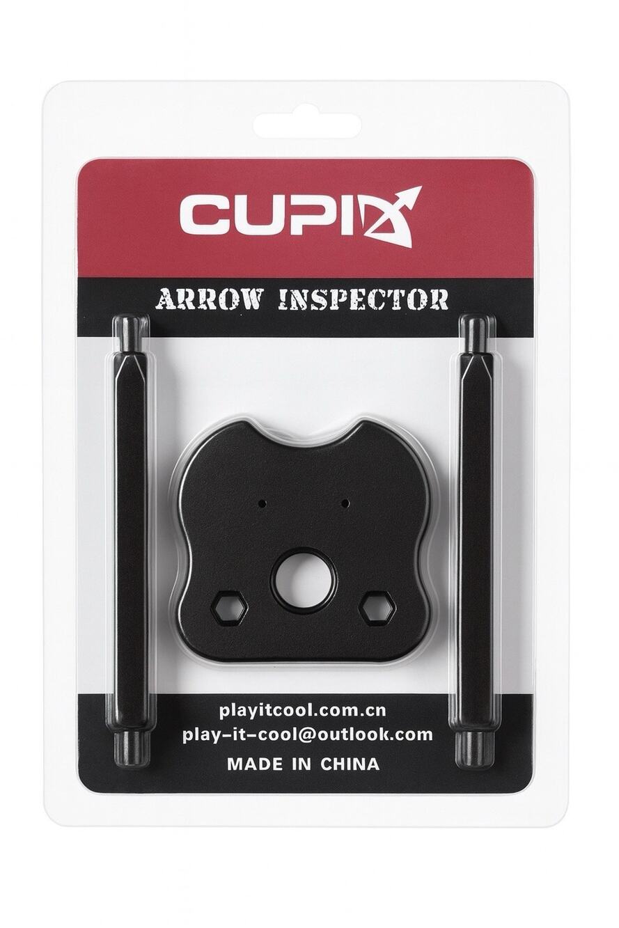 CUPID ARROW INSPECTOR Vane, Feather Balance And Straightness - BLACK